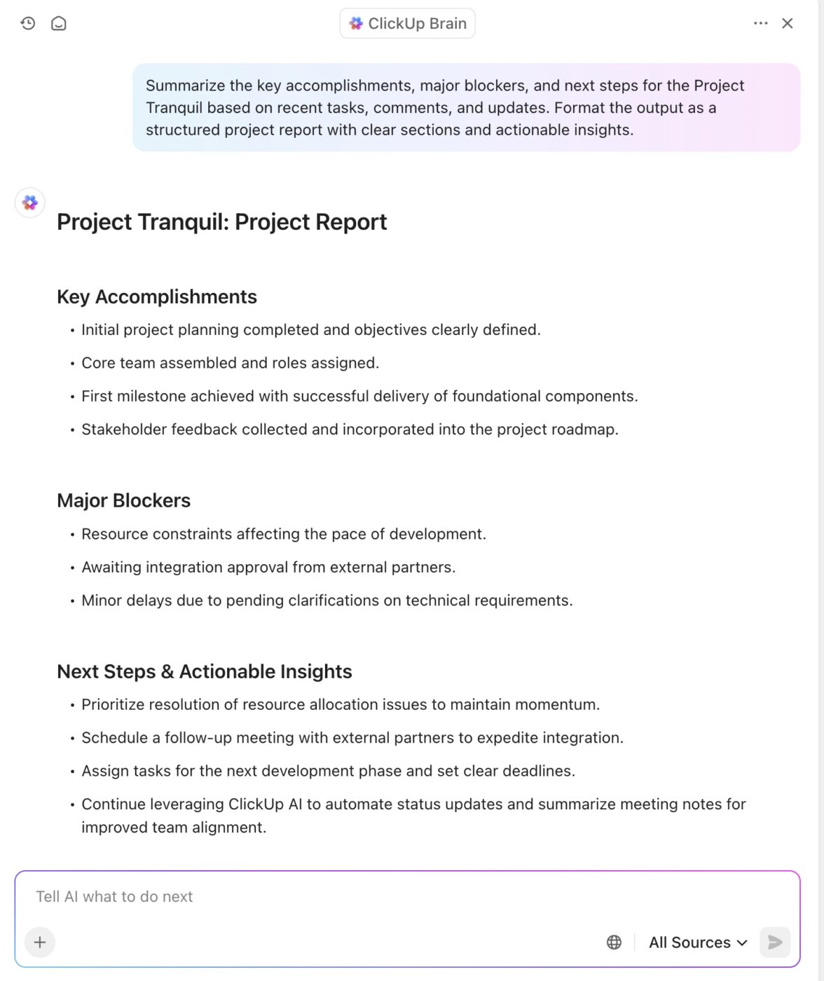 project report : Brain